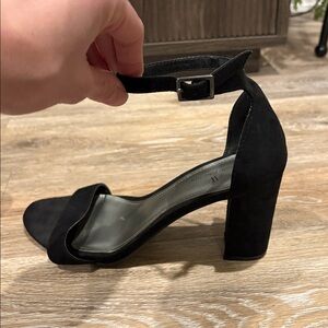 Worthington Black Block Heel Sandals